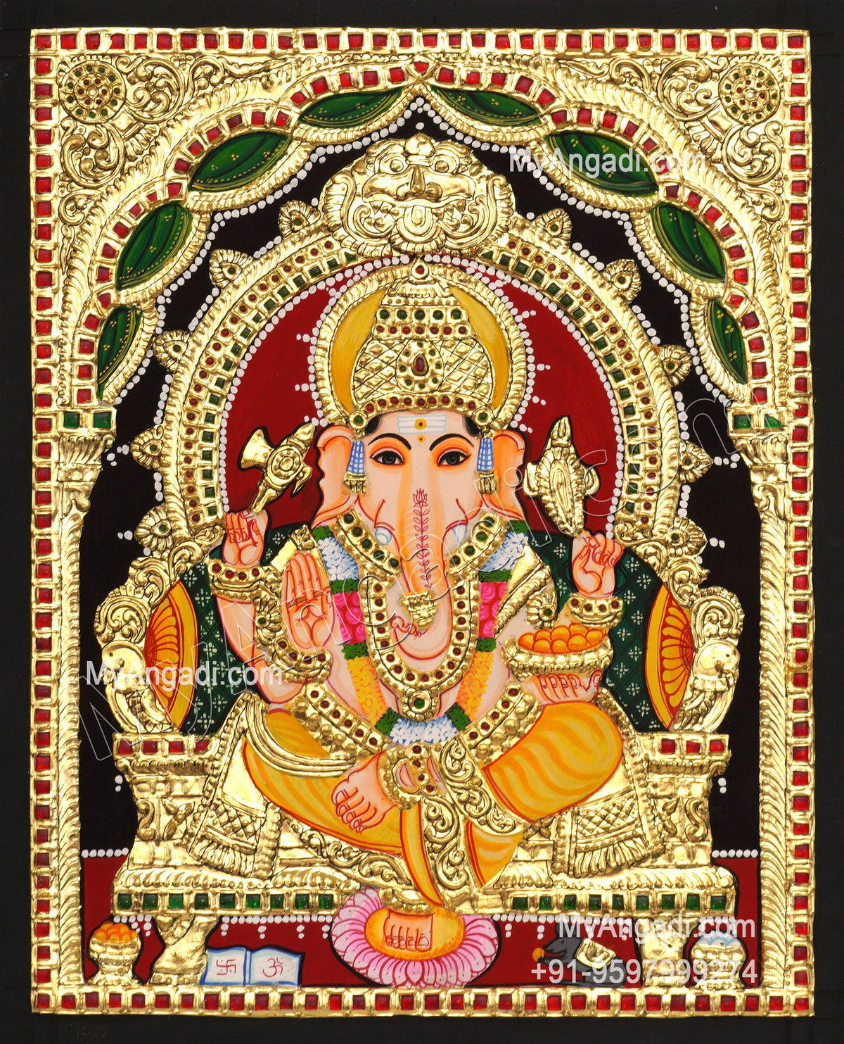 Ganesha Tajore Paintings