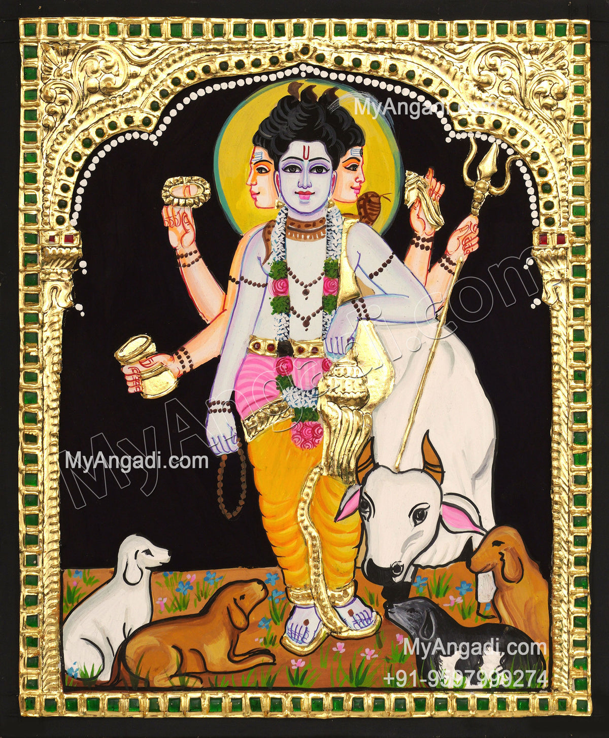 Dattatreya Tanjore Painting