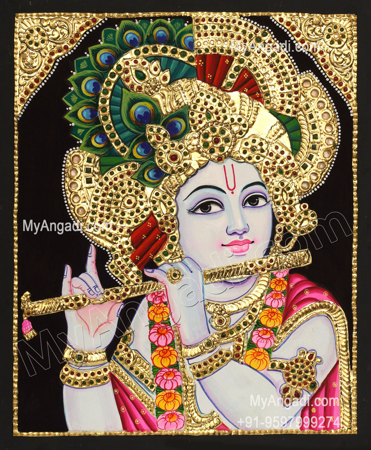 Krishna Tanjore Paintings