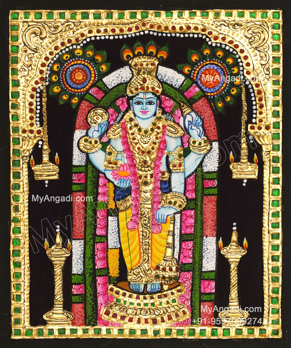 Guruvayurappan Tanjore Paintings