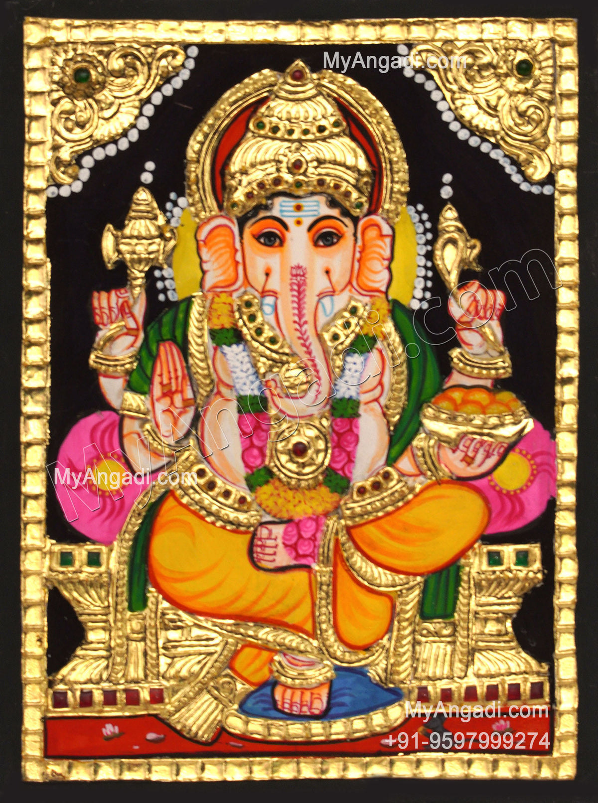 Vinayagar Tanjore Paintings