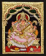 Saraswathi Devi Tanjore Painting