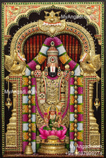 3D Balaji Lakshmi Tanjore Painting