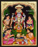 Sathyanarayana Tanjore Painting