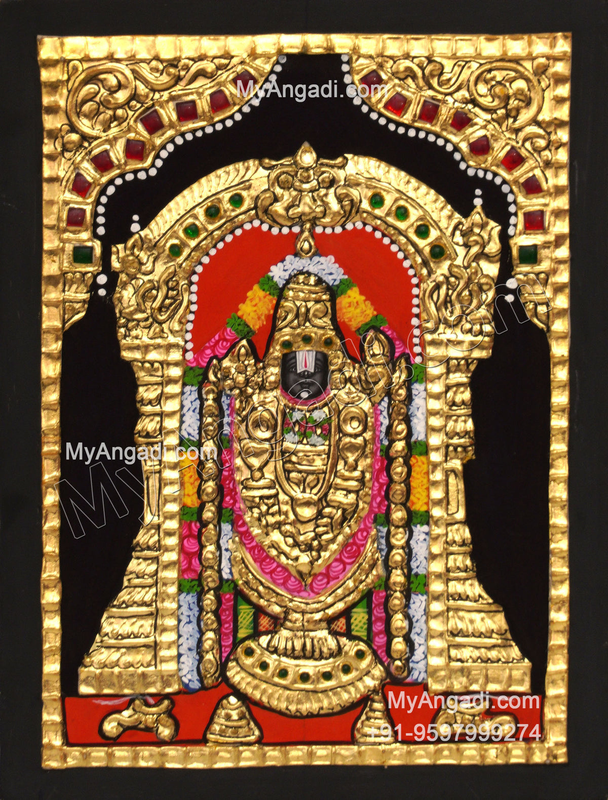 Balaji Small Tanjore Painting