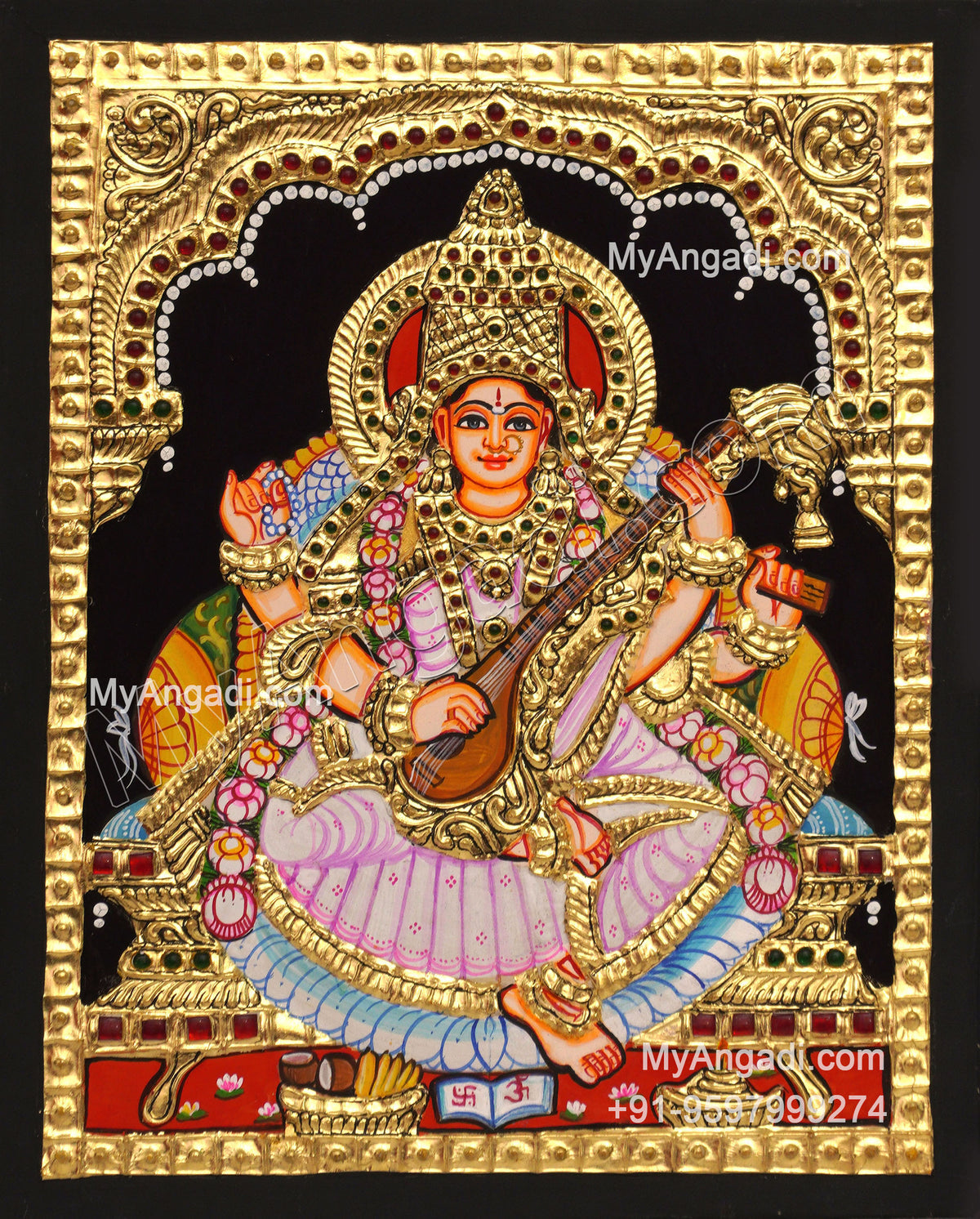 Saraswathi Tanjore Paintings