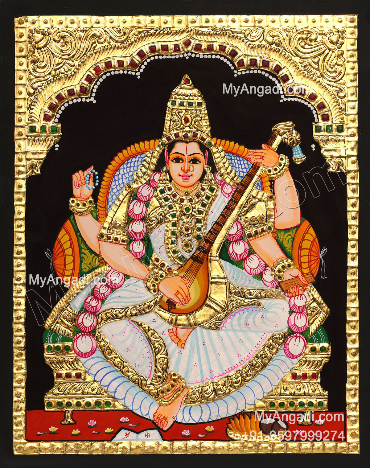 Saraswathi Tanjore Paintings