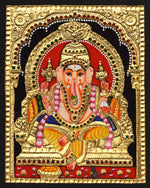 Ganesh Tanjore Painting