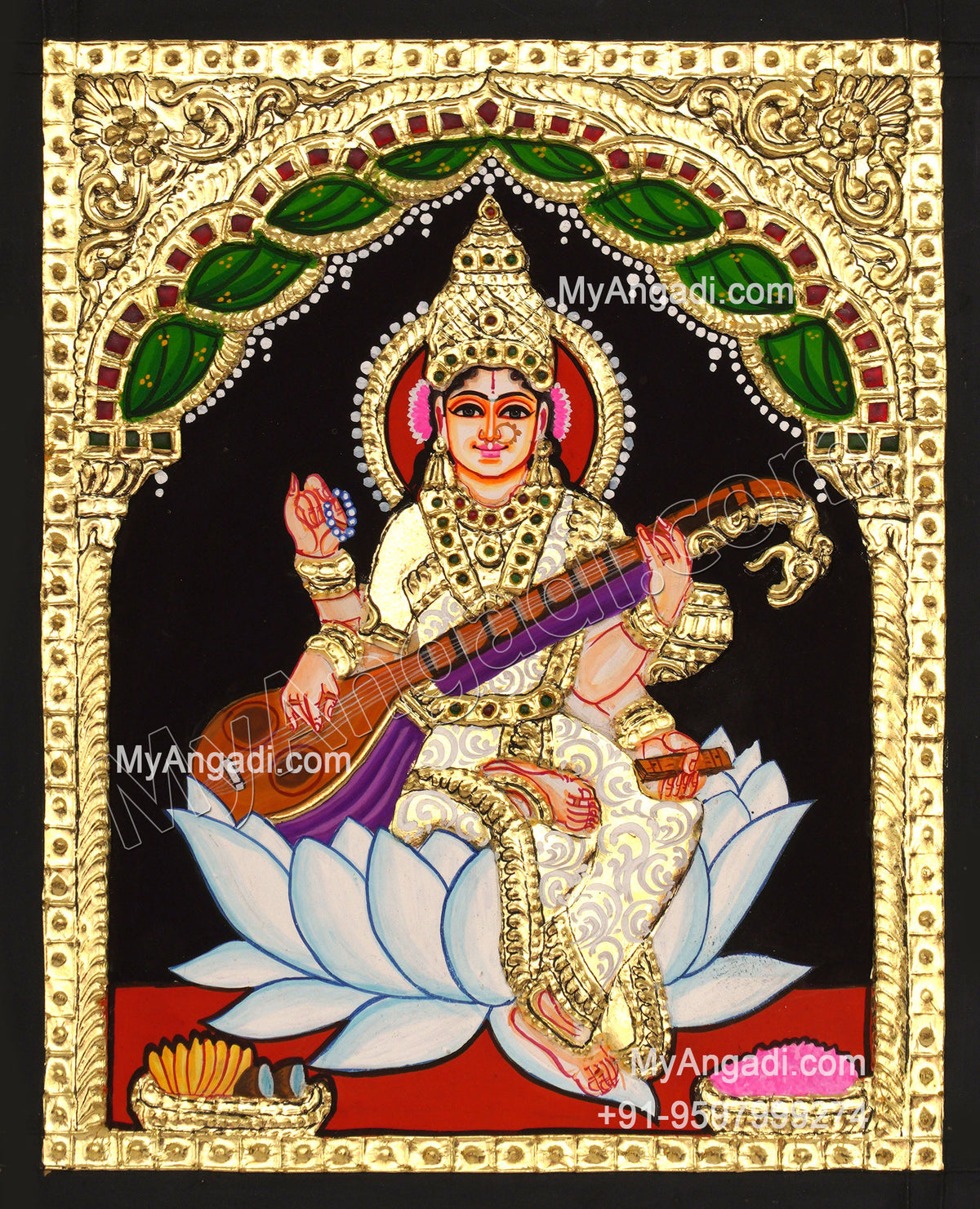 Saraswathi Tanjore Paintings