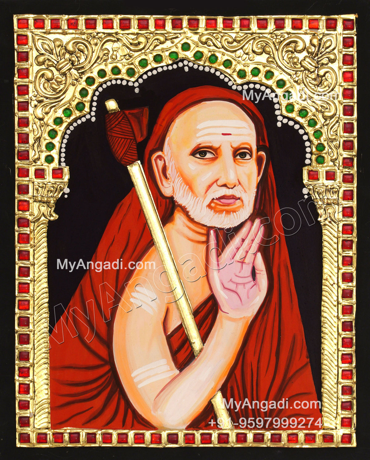 Kanchi Maha Periyavar Tanjore Painting