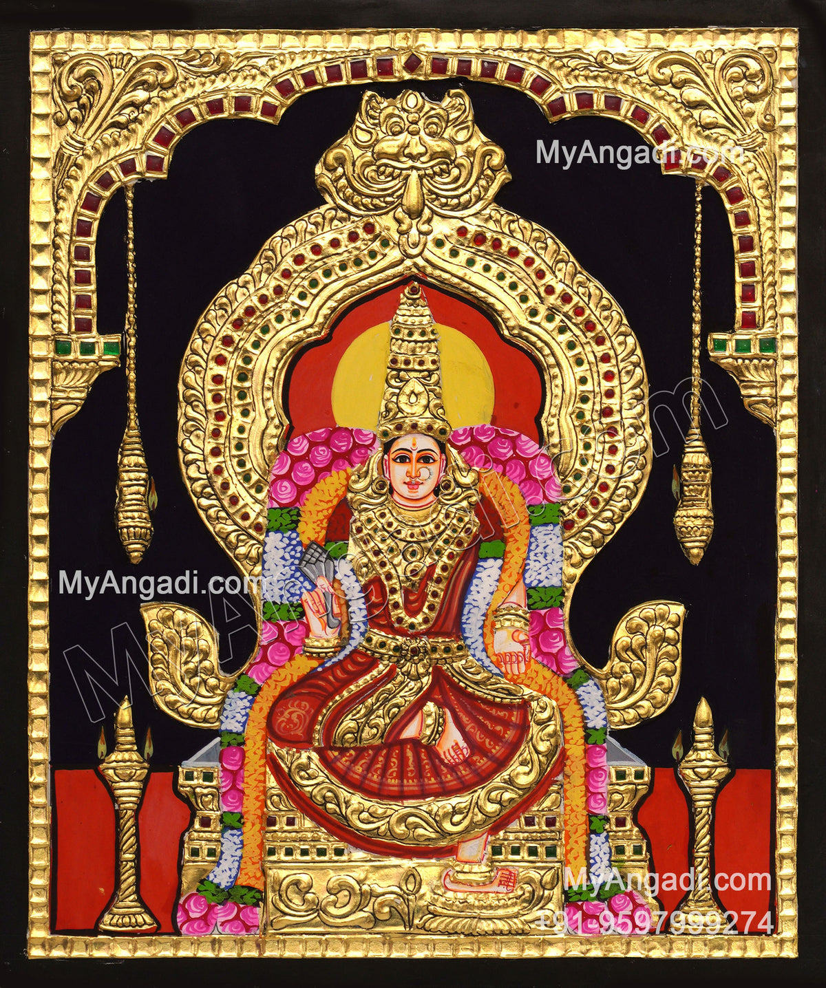 Lalithambigai Tanjore Painting