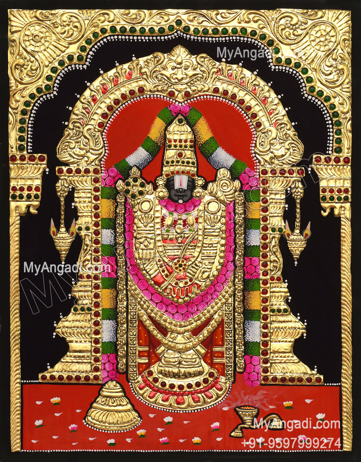 Balaji Tanjore Painting