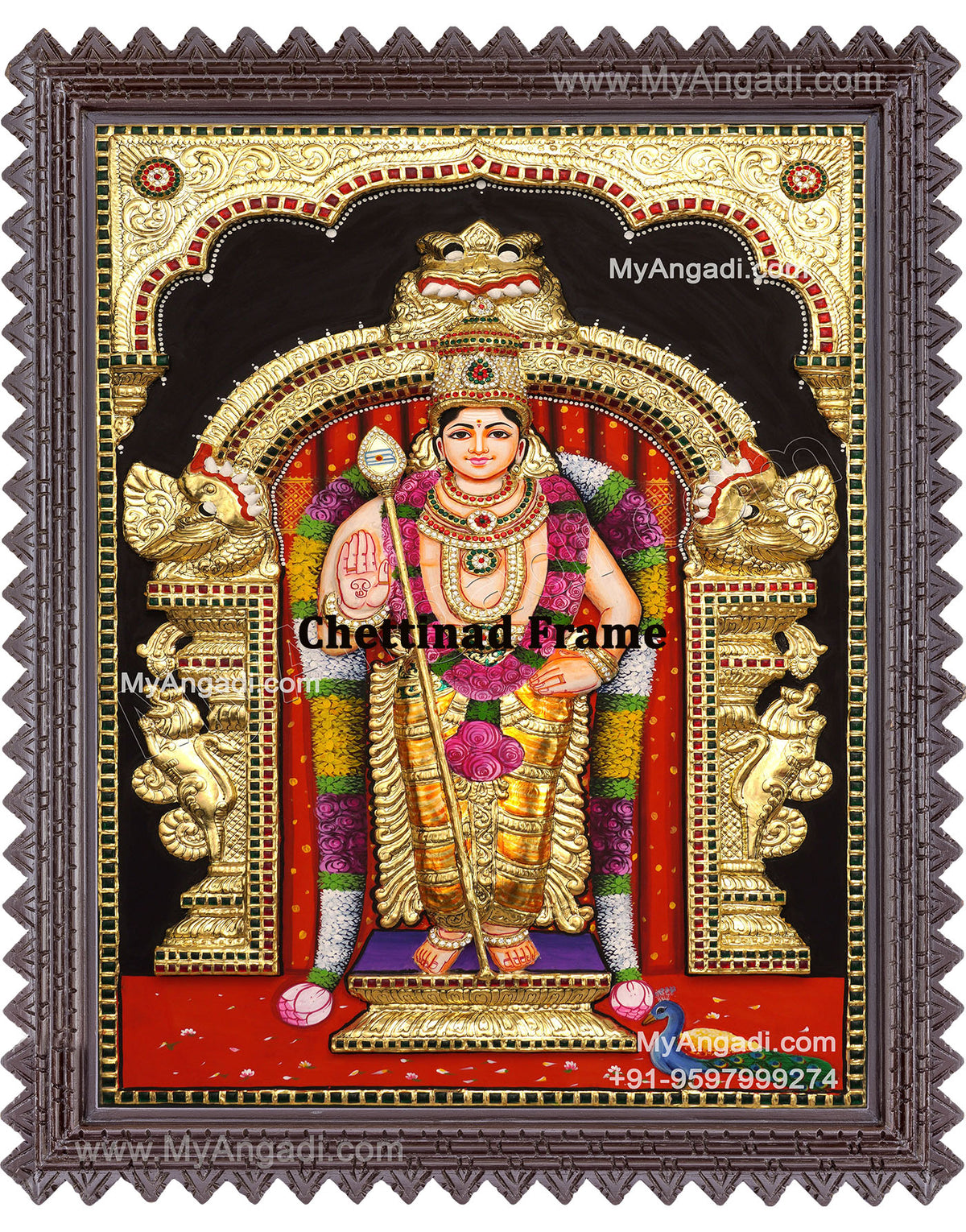 Murugan 3D Tanjore Paintings