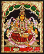 3D Gajalakshmi Tanjore Painting