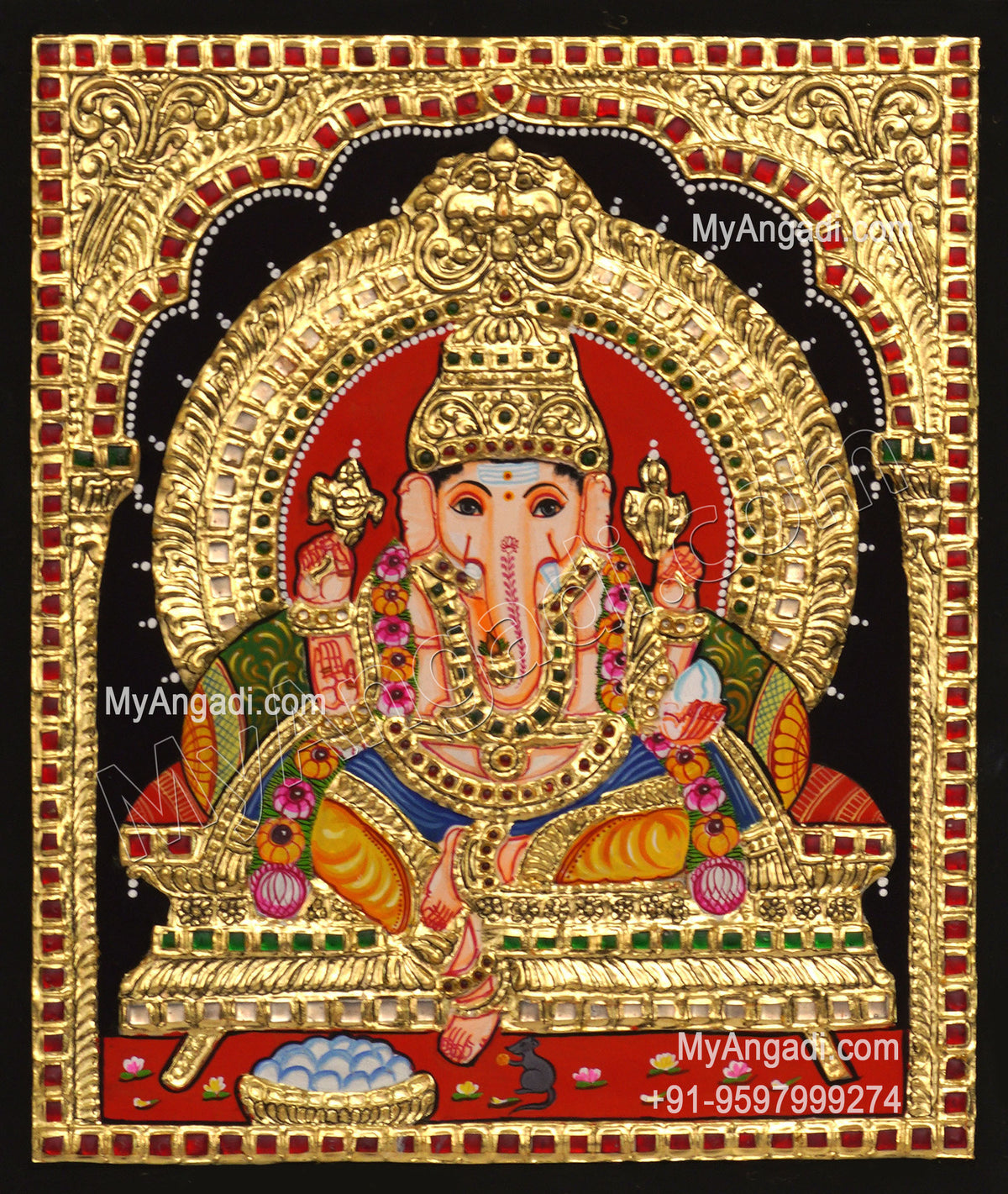 Ganesha Tajore Paintings