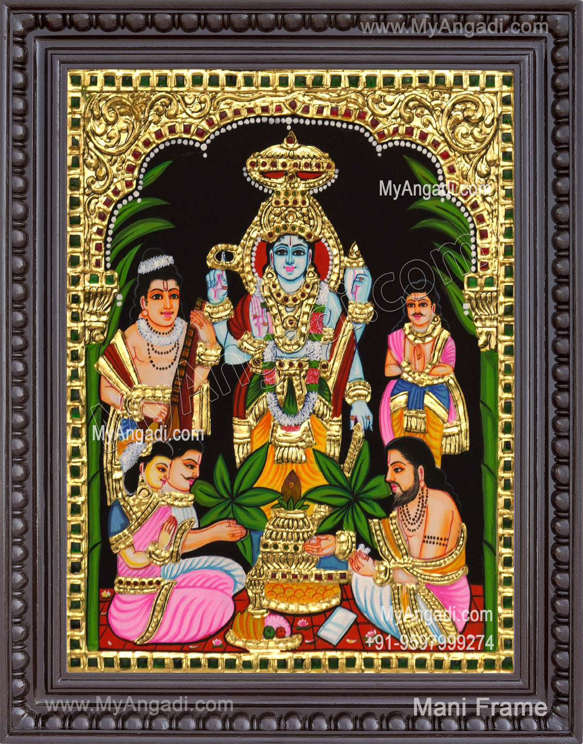Sathya Narayana Tanjore Painting