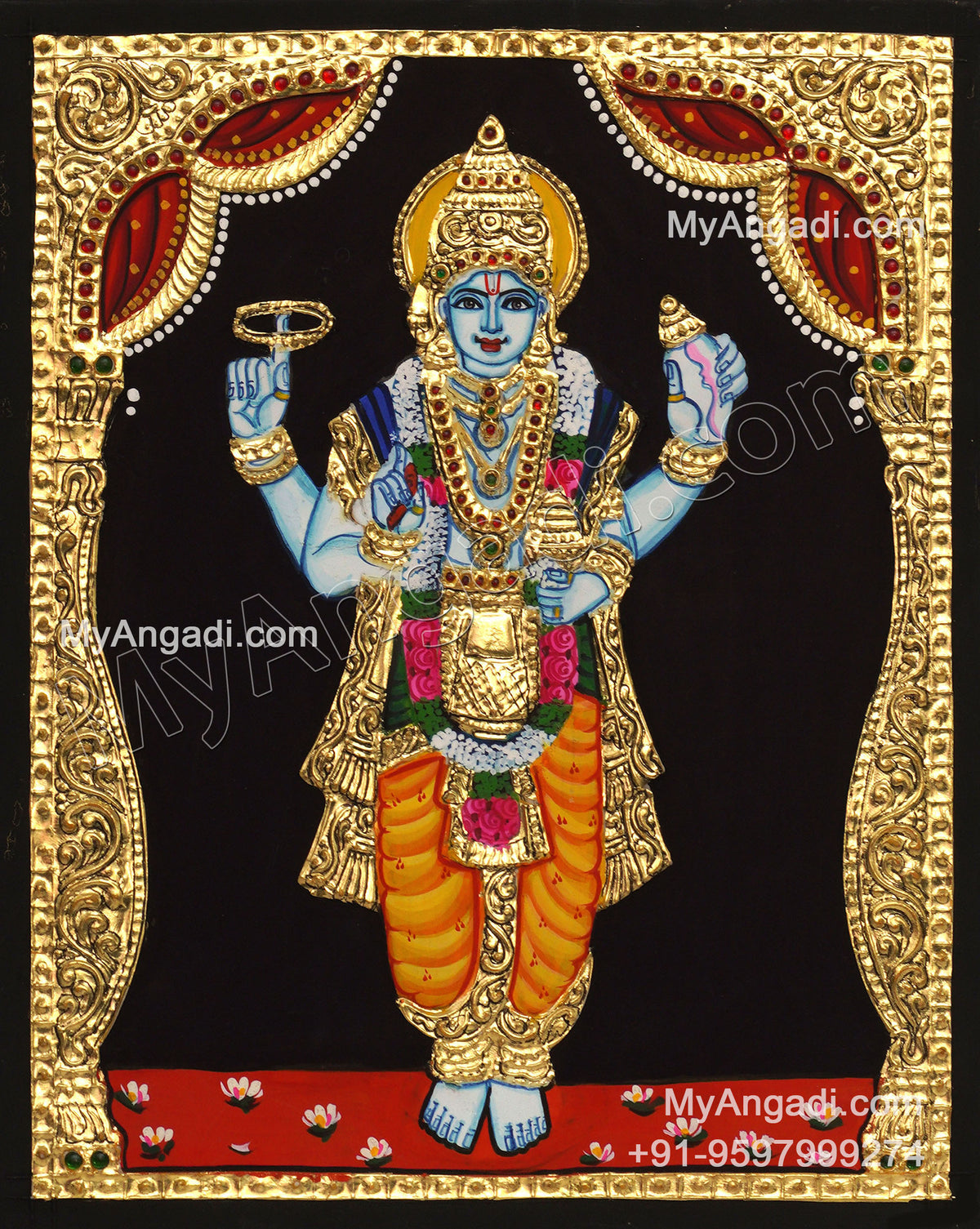 Danwantari Tanjore Painting