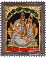 Saraswathi3D Tanjore Painting