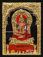 Kamatchi Amman Tanjore Painting