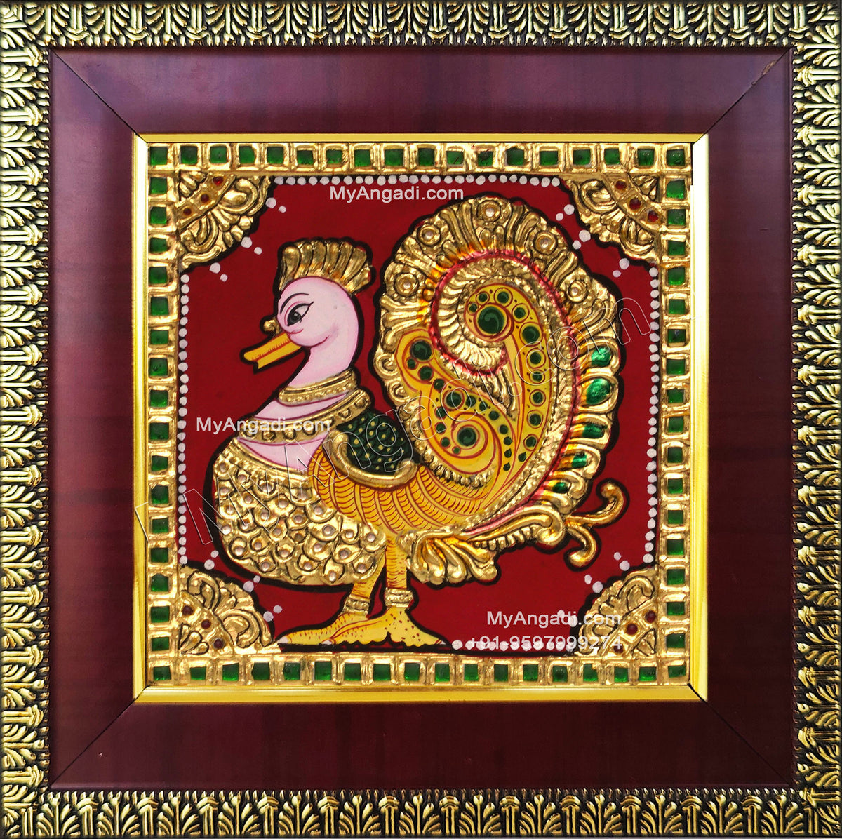 Peacock Tanjore Paintings
