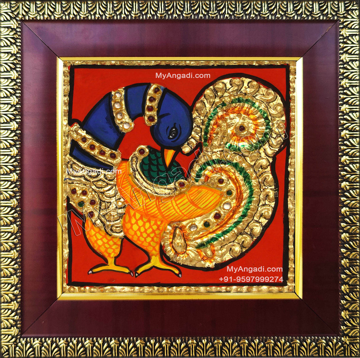 Peacock Tanjore Paintings
