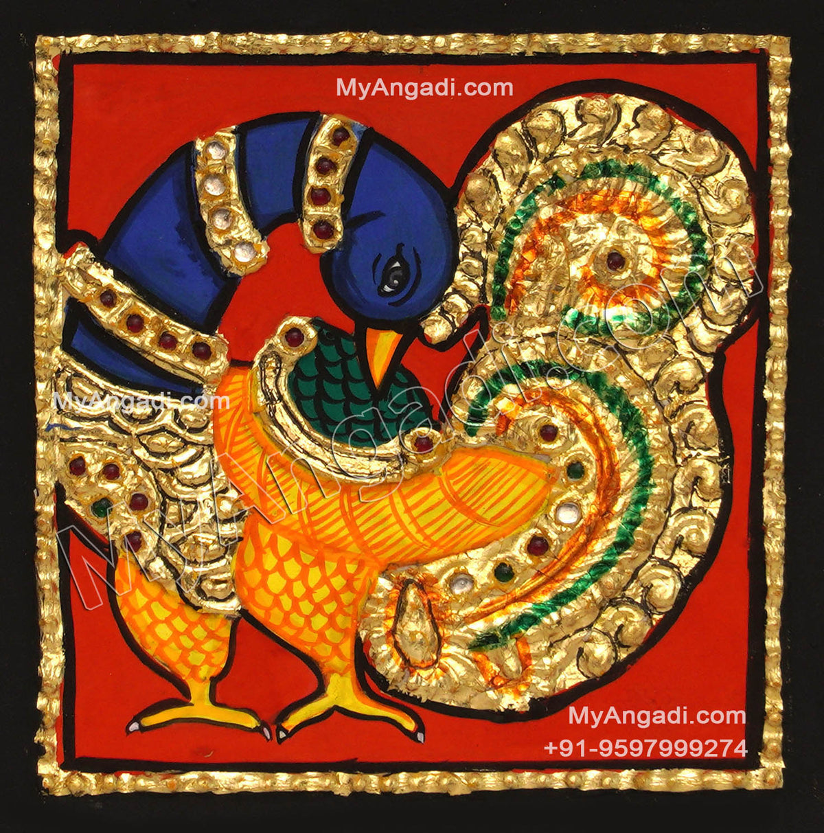 Peacock Tanjore Paintings