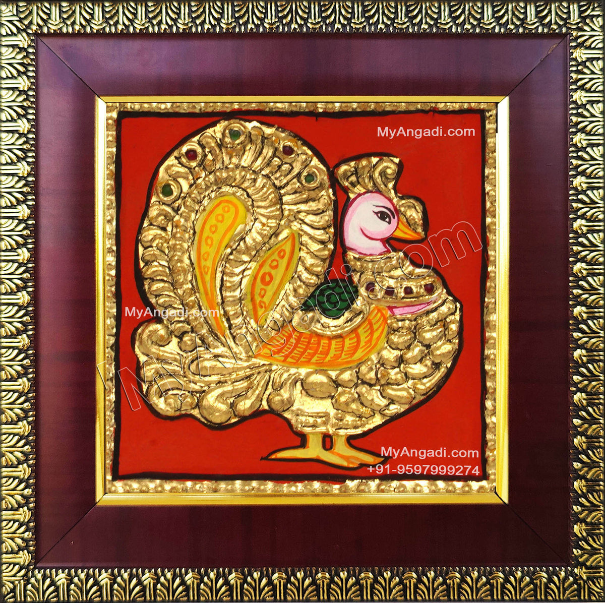 Peacock Tanjore Paintings