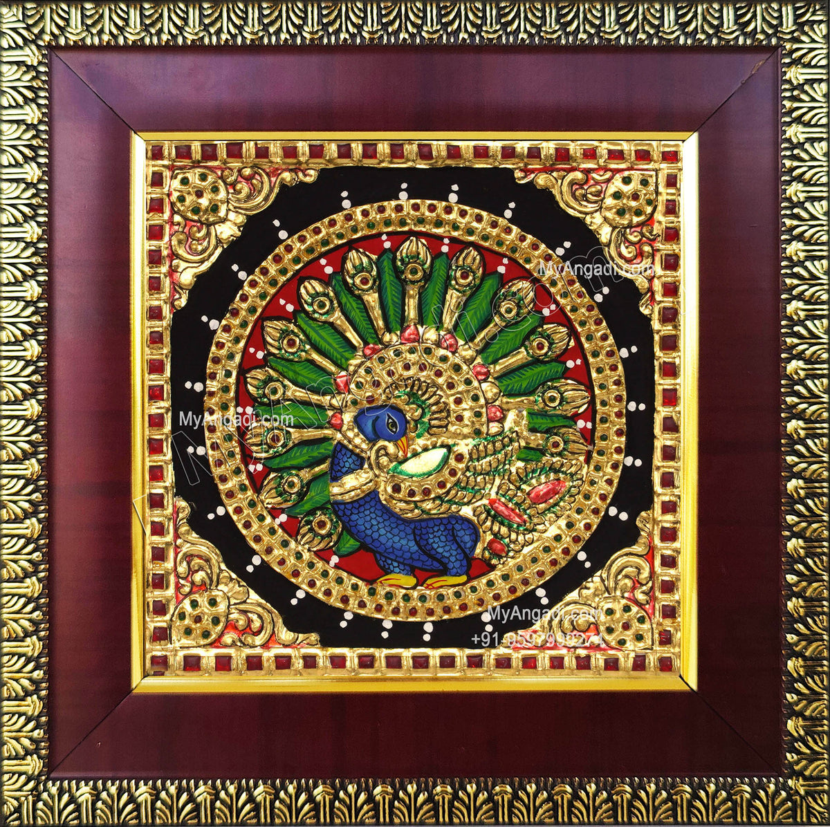 Peacock Tanjore Paintings
