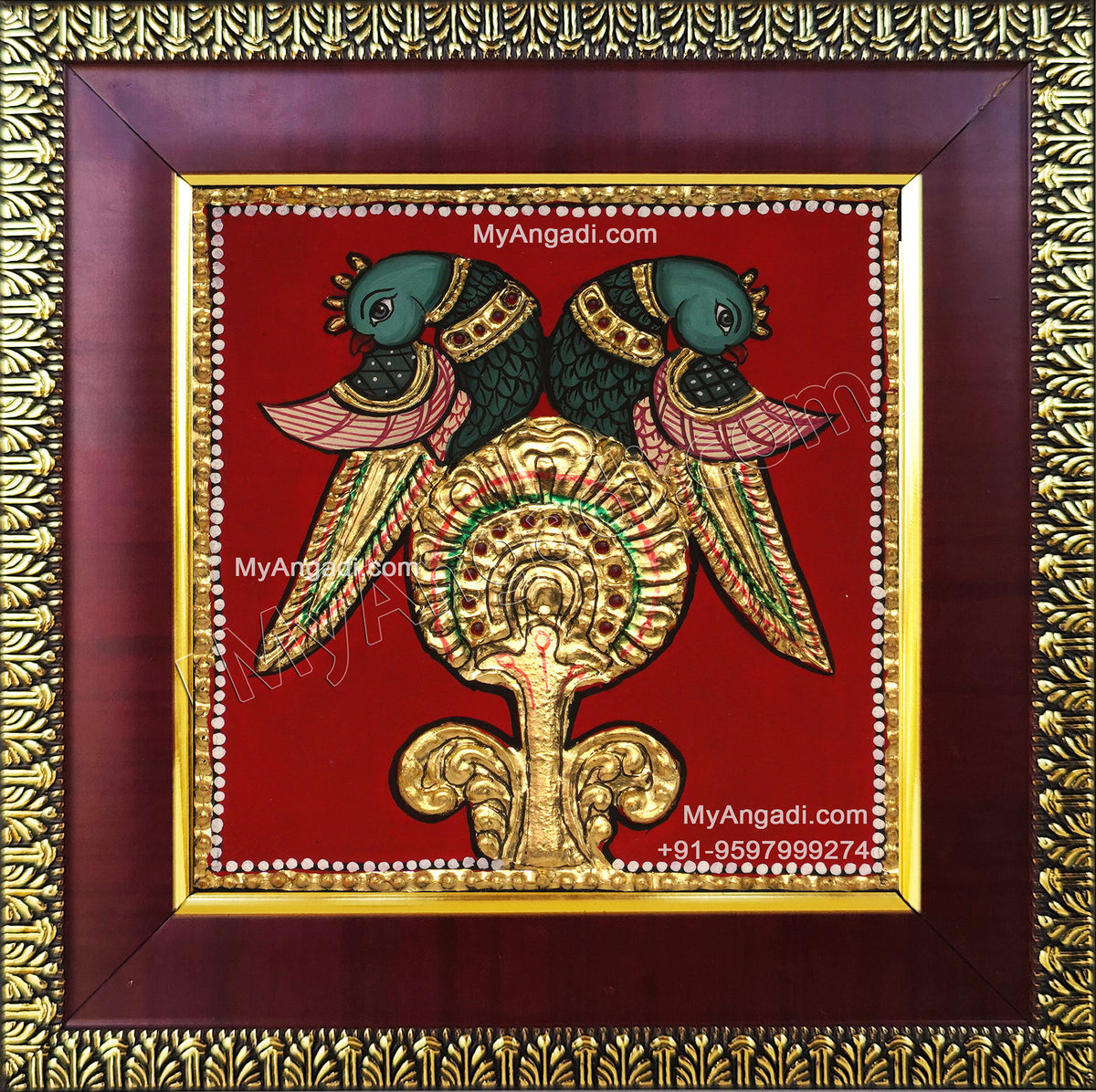 Peacock Tanjore Paintings