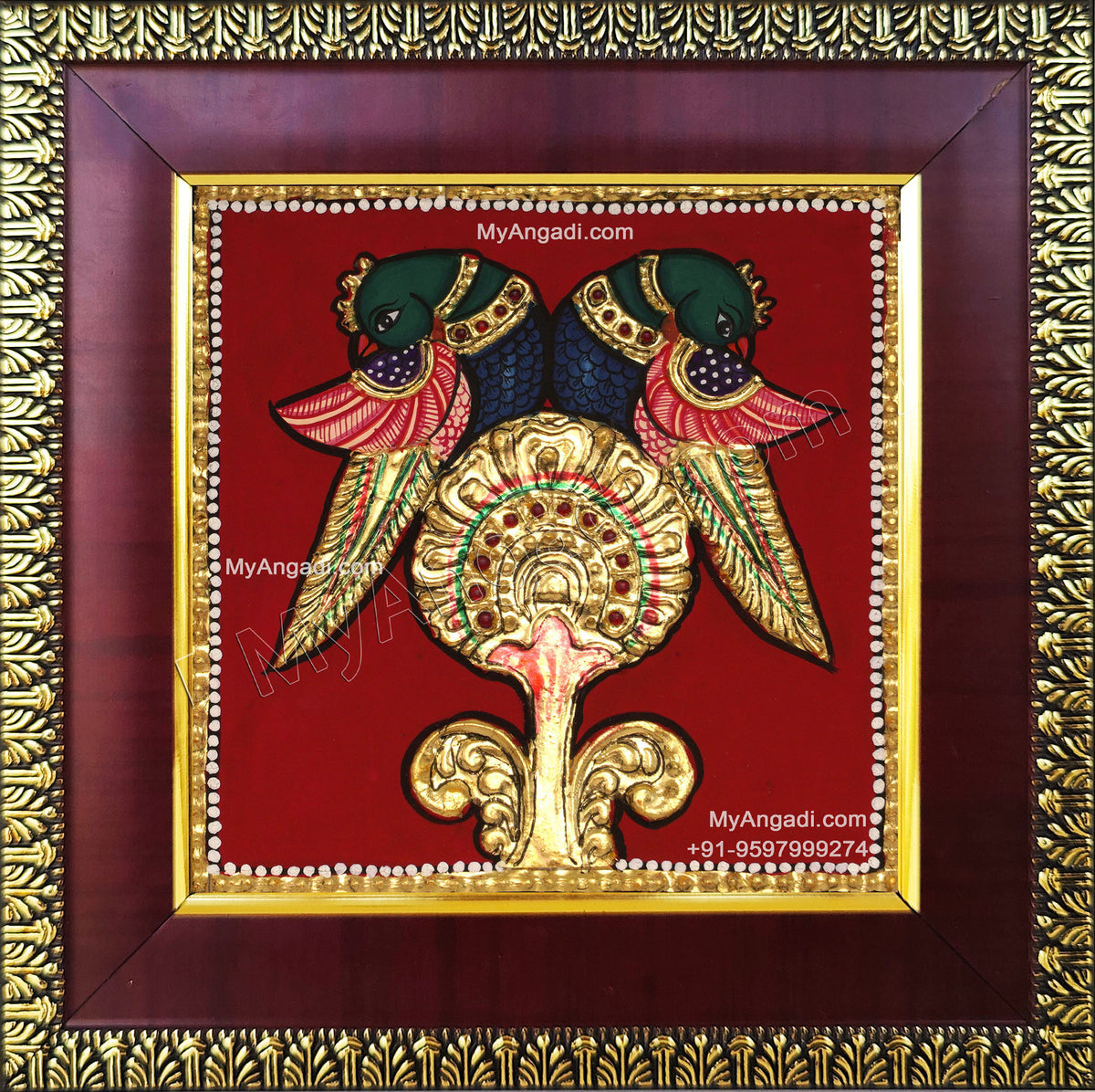 Peacock Tanjore Paintings