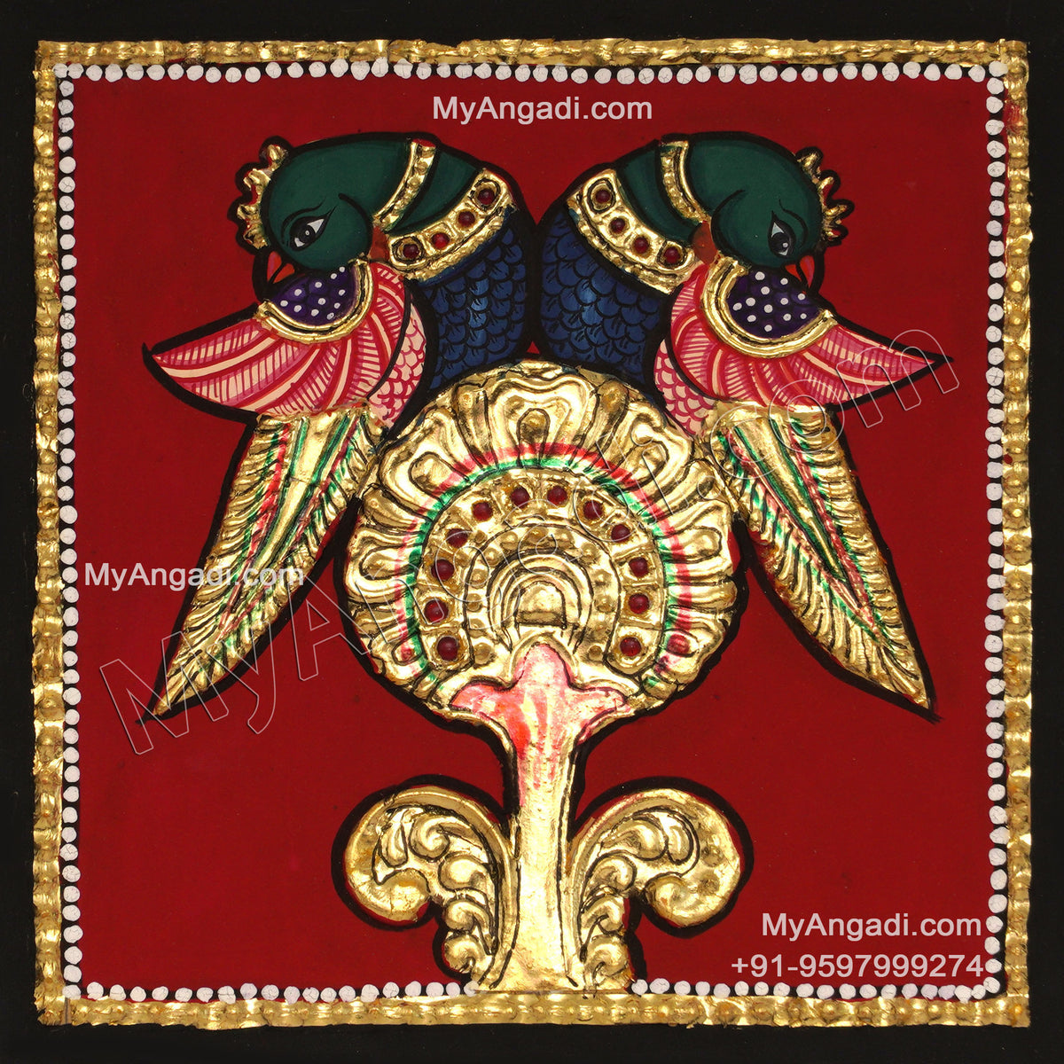 Peacock Tanjore Paintings