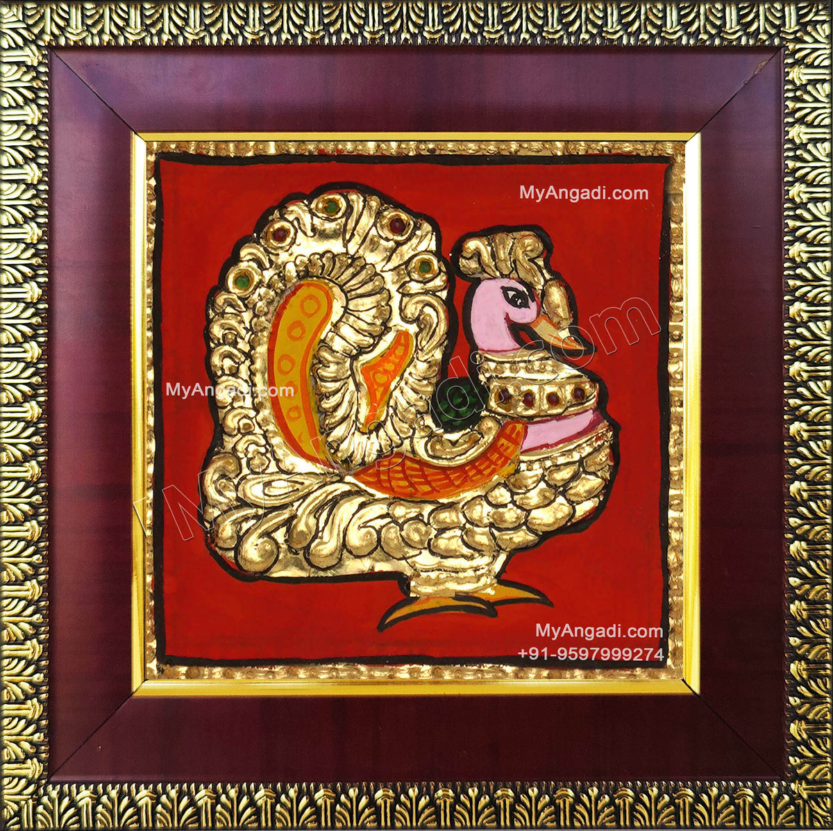 Peacock Tanjore Paintings