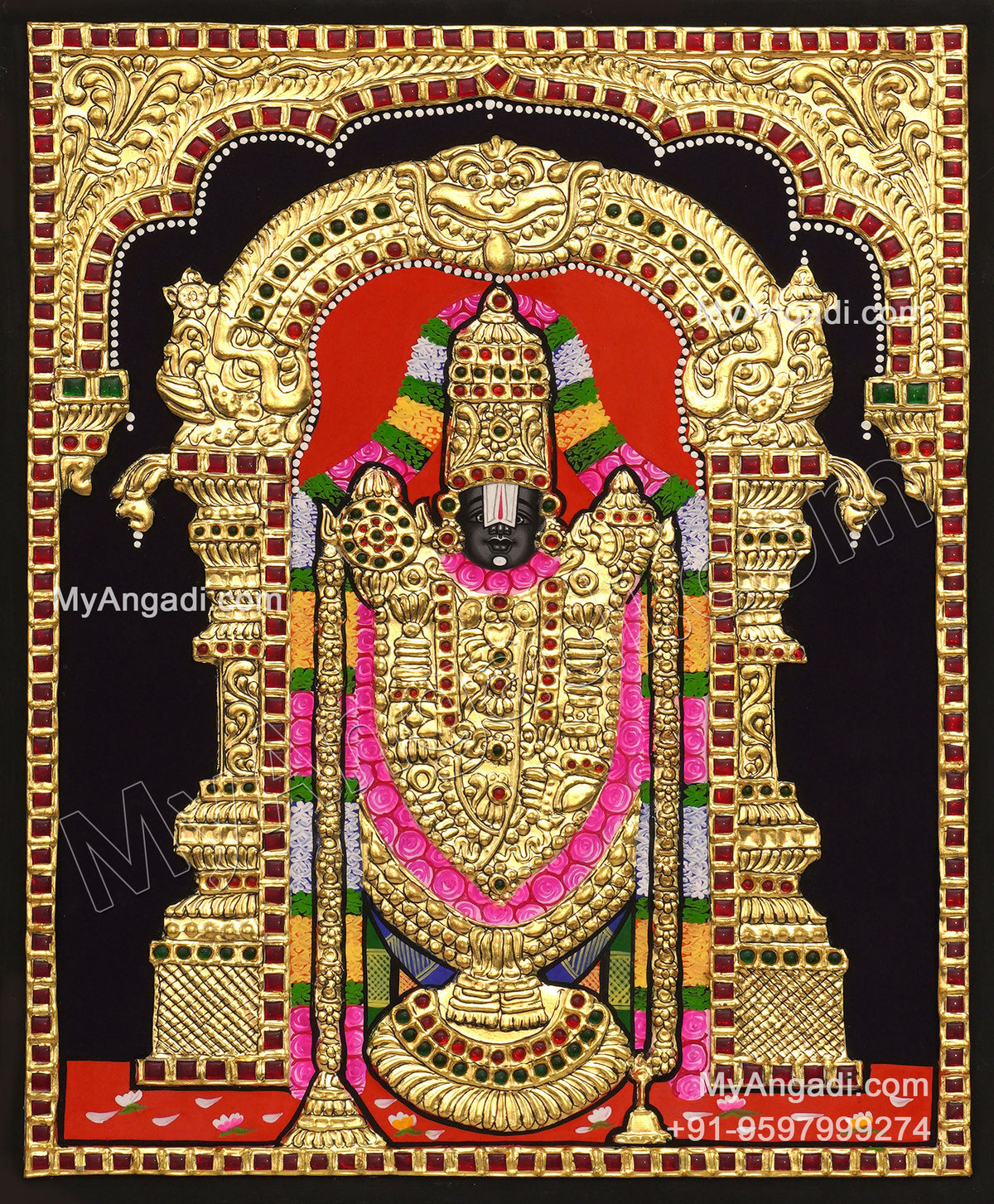 Balaji Tanjore painting