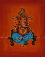 Ganesha Canvas Painting