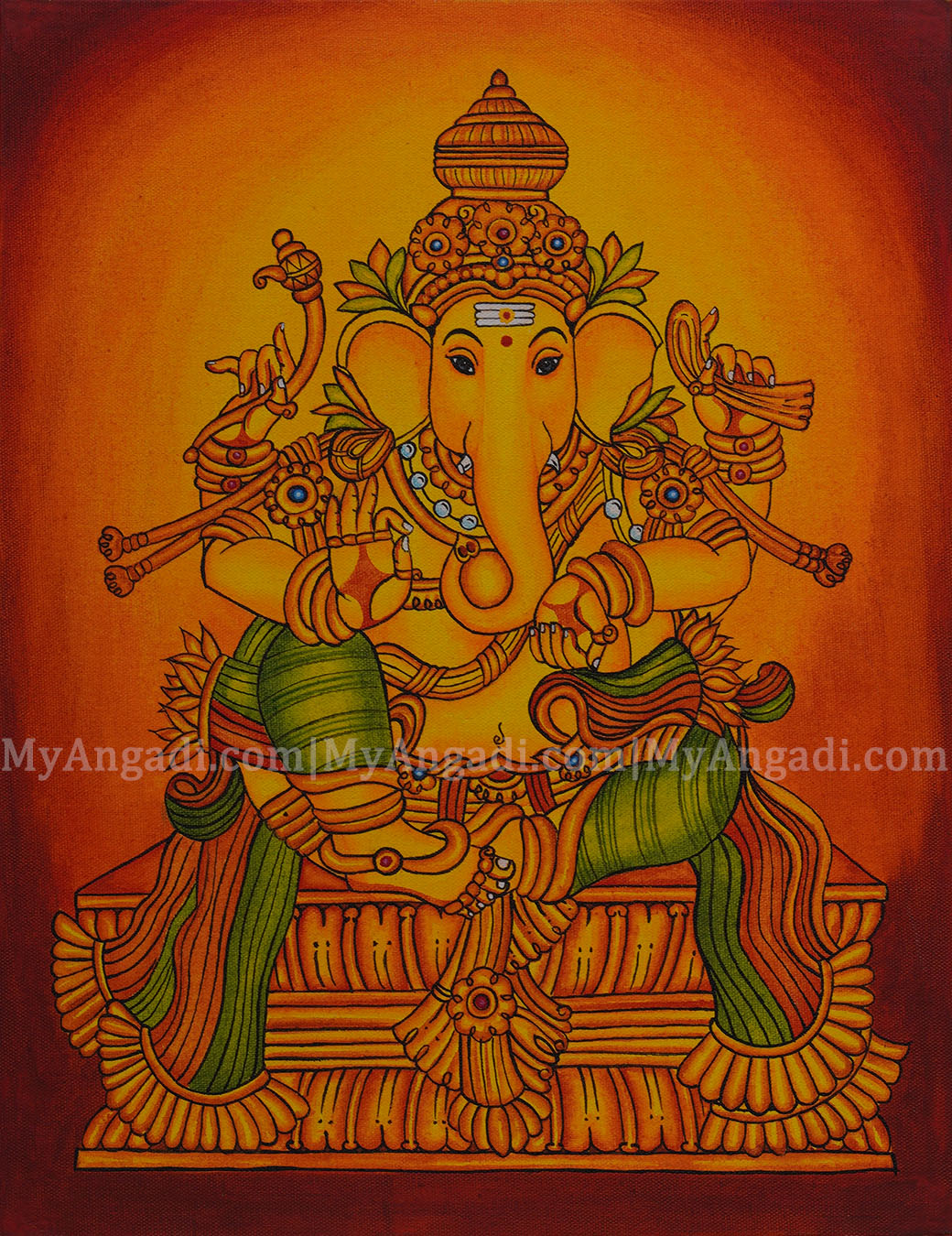Ganapathi Mural Painting