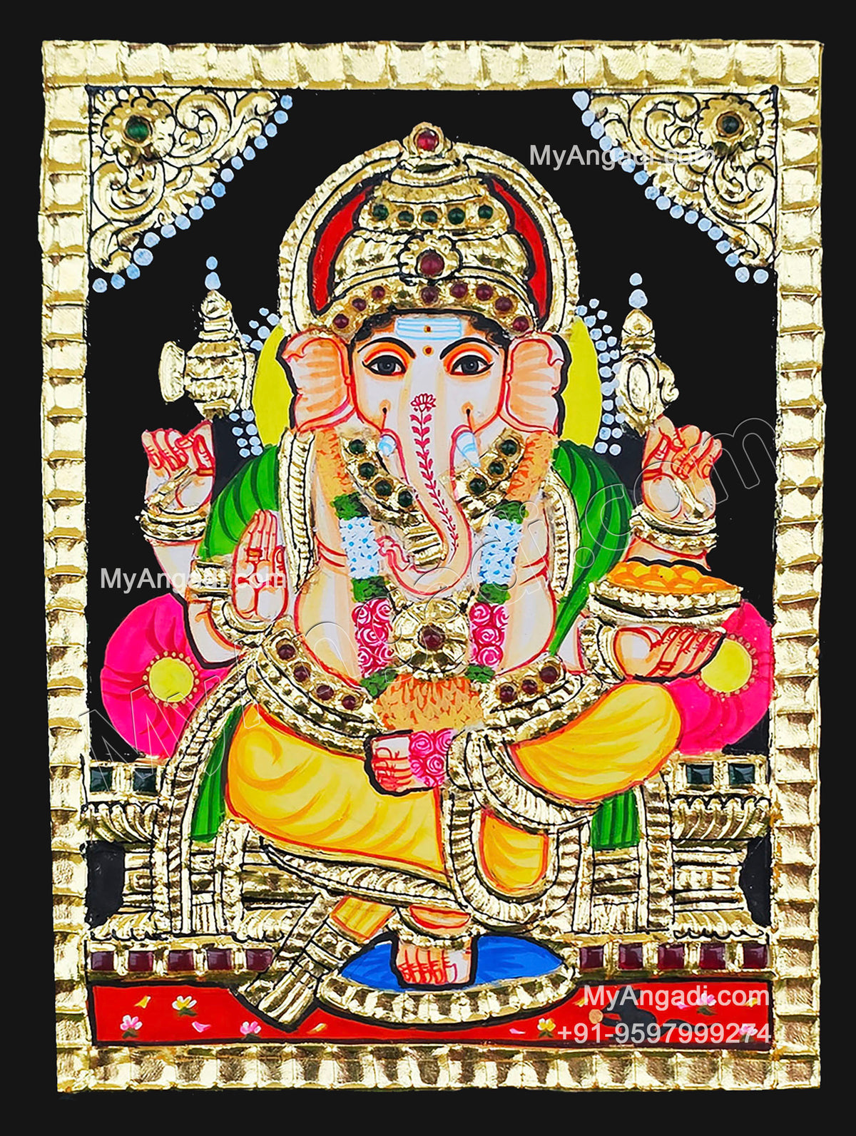 Ganesha Tanjore Paintings