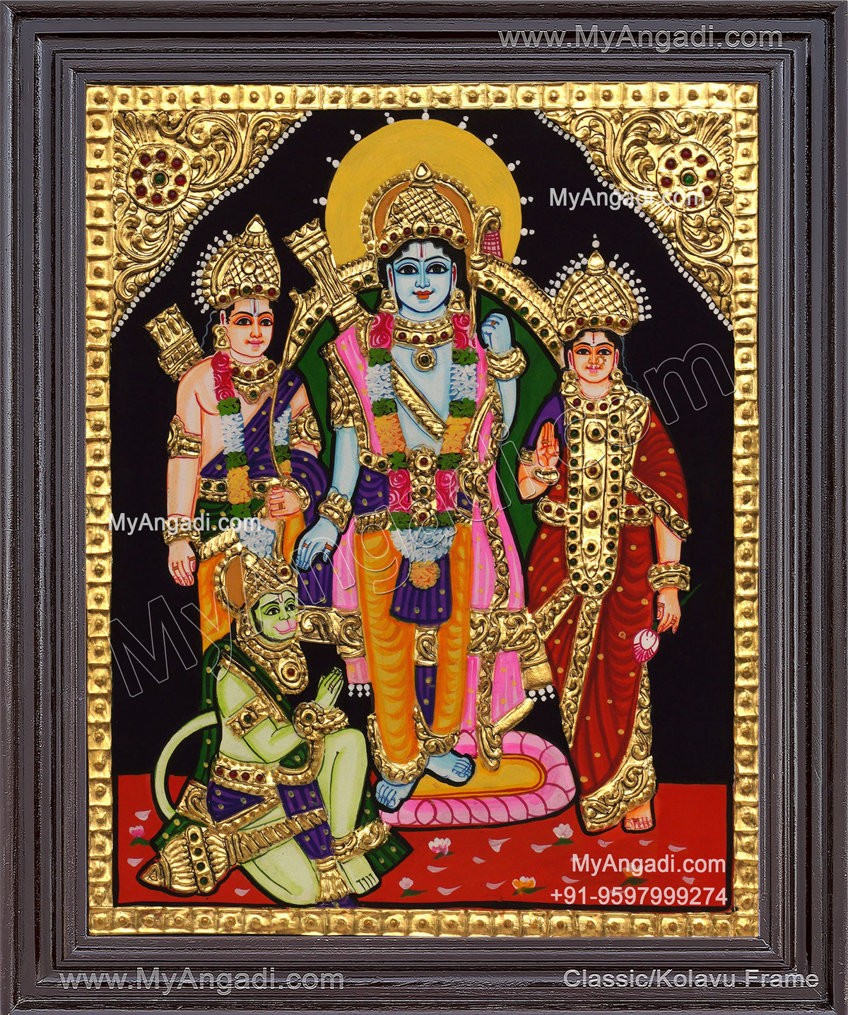 Ram Darbar Tanjore Painting