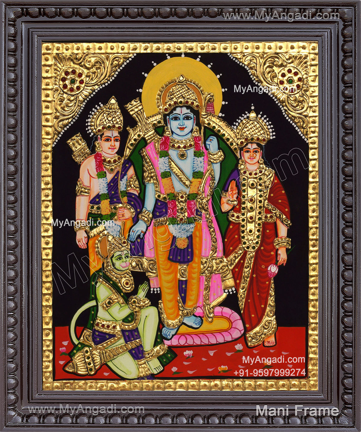 Ram Darbar Tanjore Painting