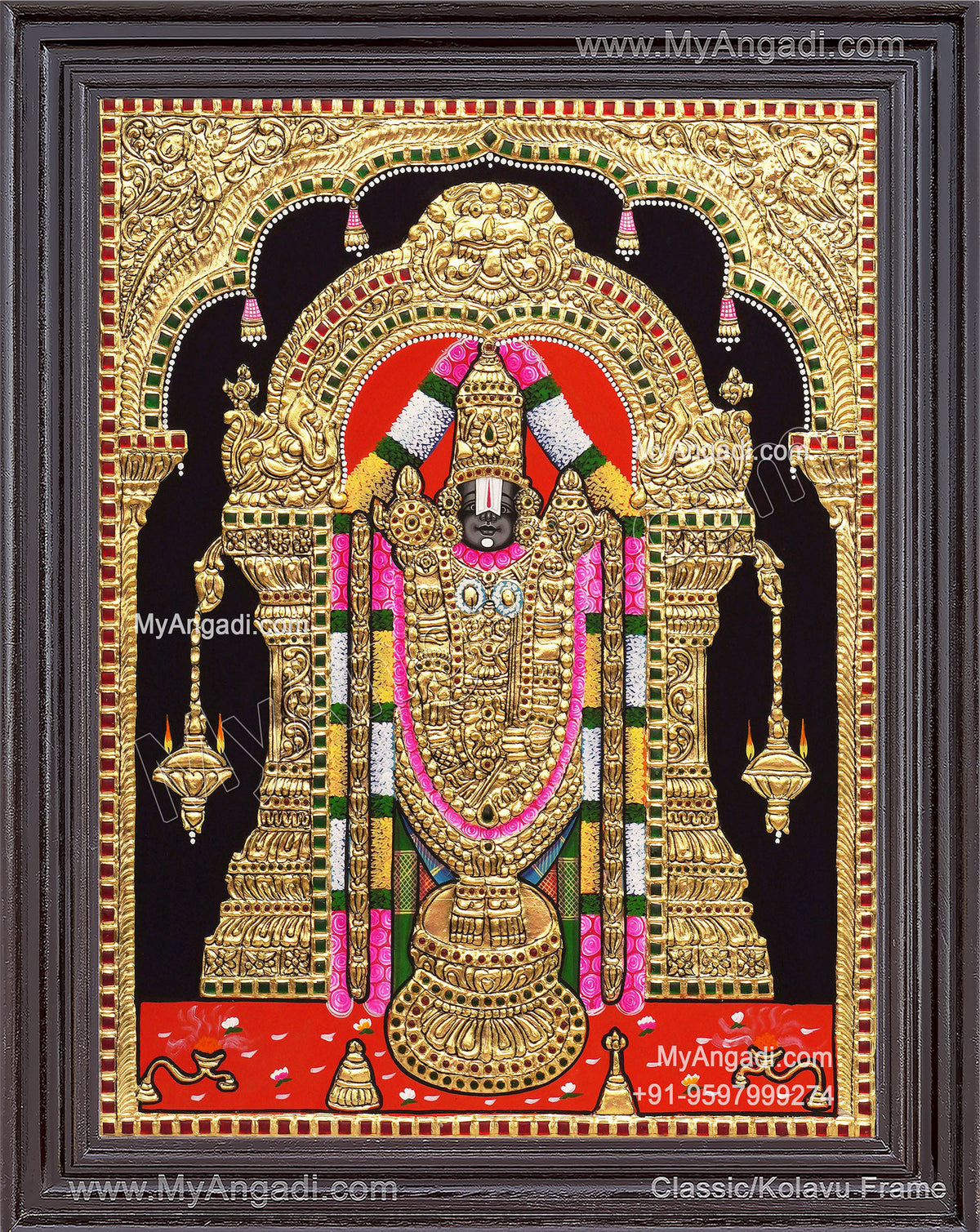 Balaji Tanjore Painting