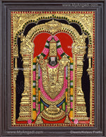 VenkateshwaraSwamy Tanjore Painting