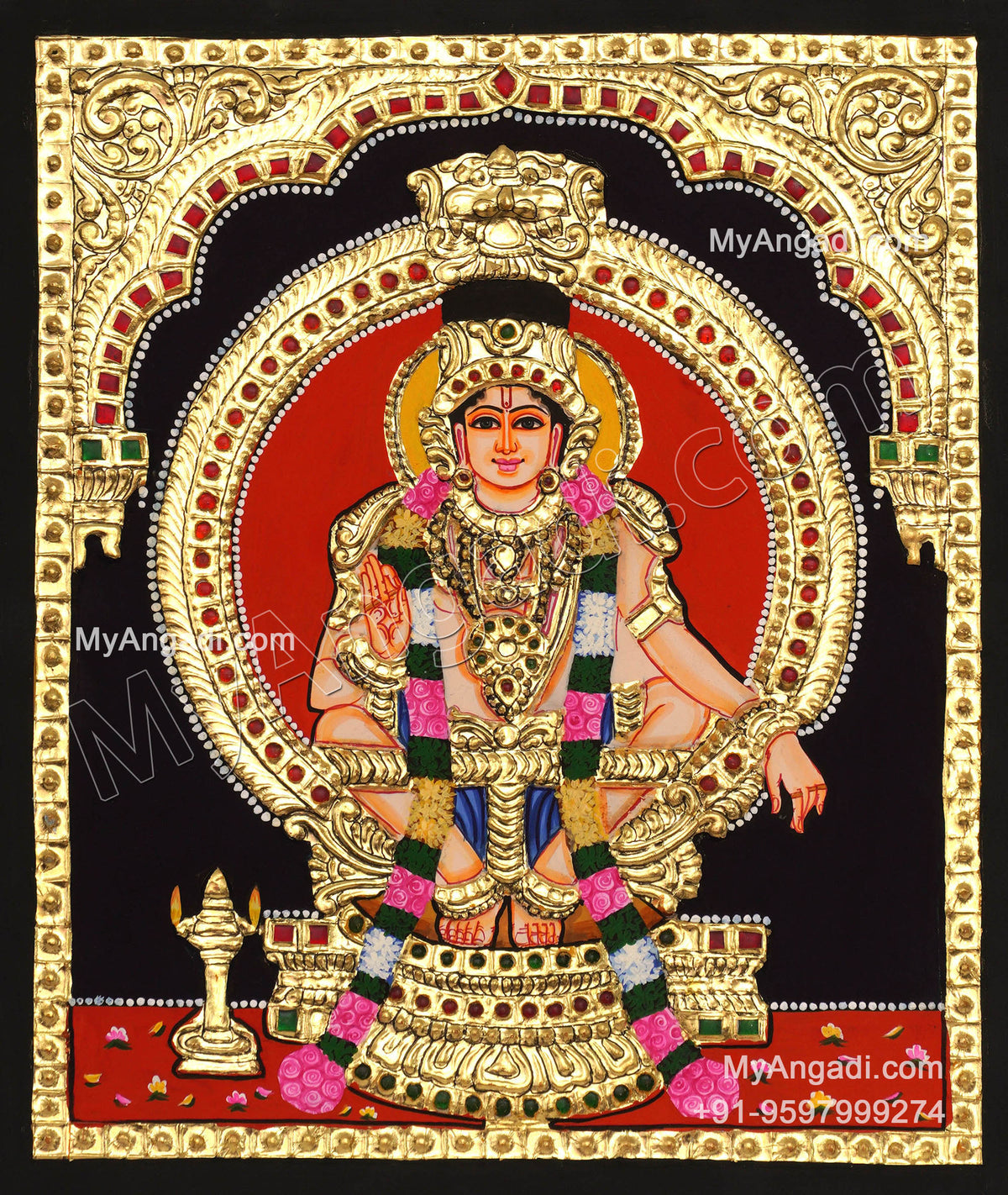 Aiyappan Tanjore Paintings