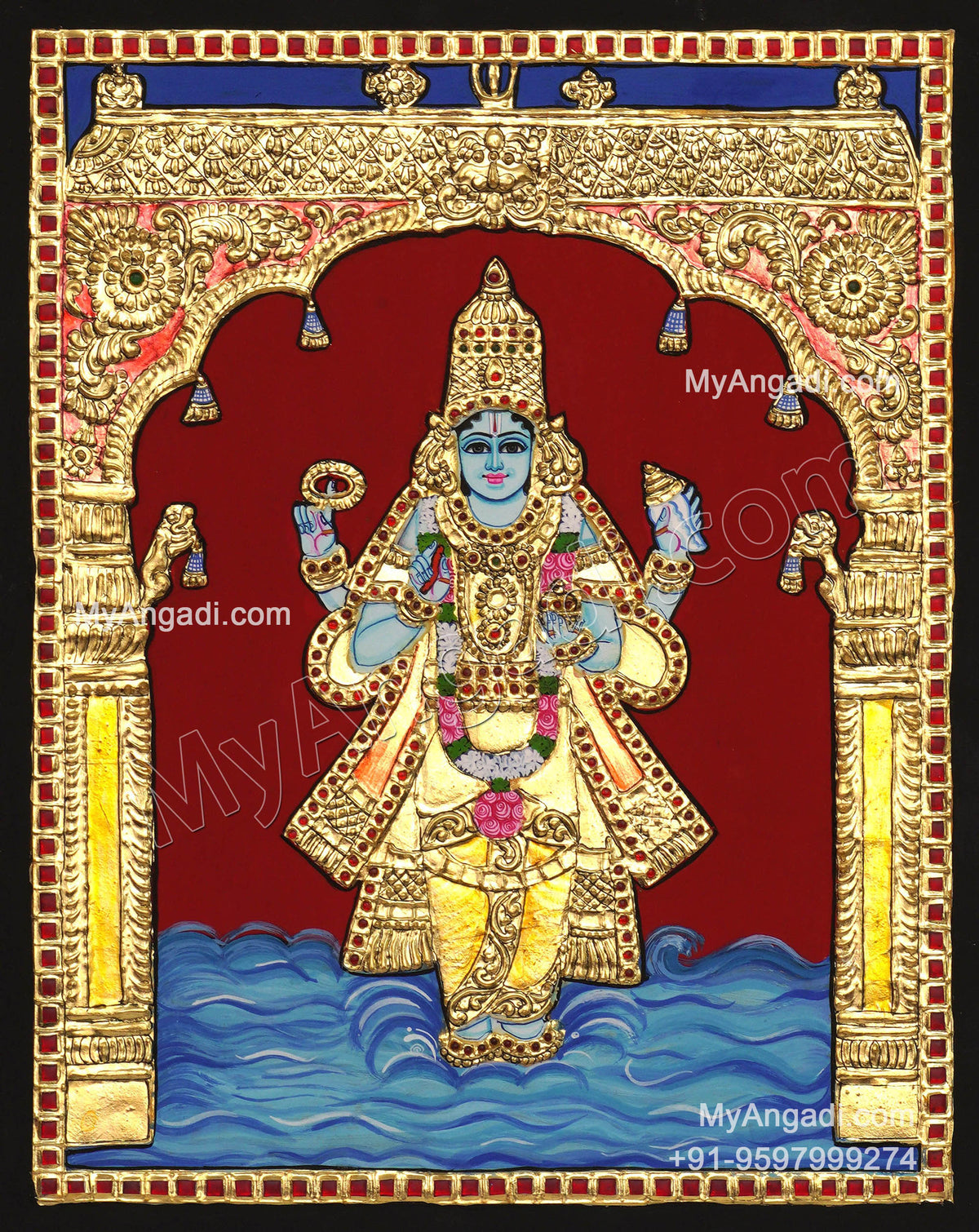 Danwantari Tanjore Painting