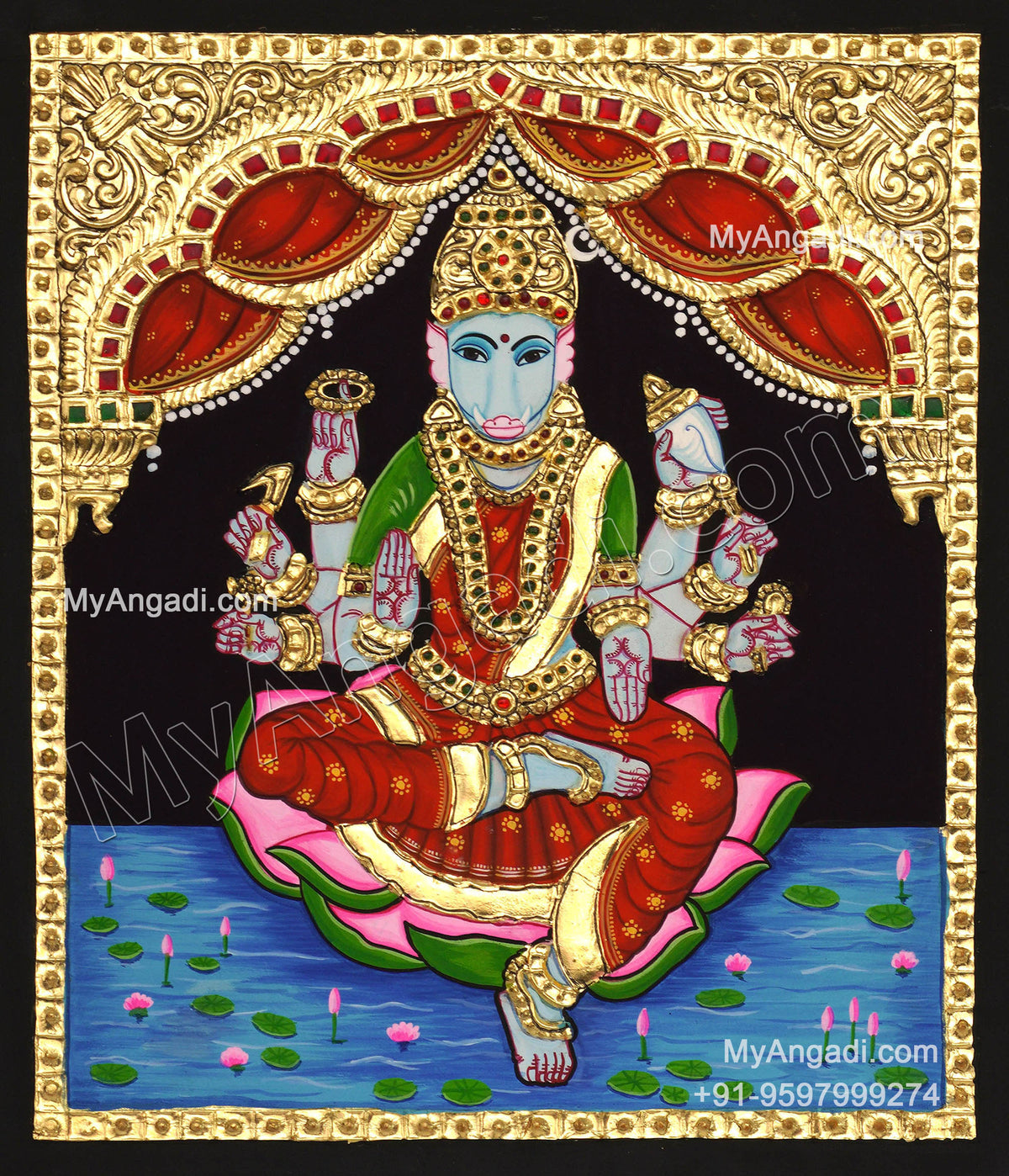 Varahi Amman Tanjore Painting