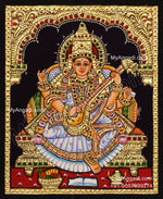 Saraswathi Tanjore Painting