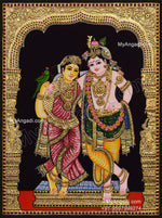Radha Krishna Tanjore Painting