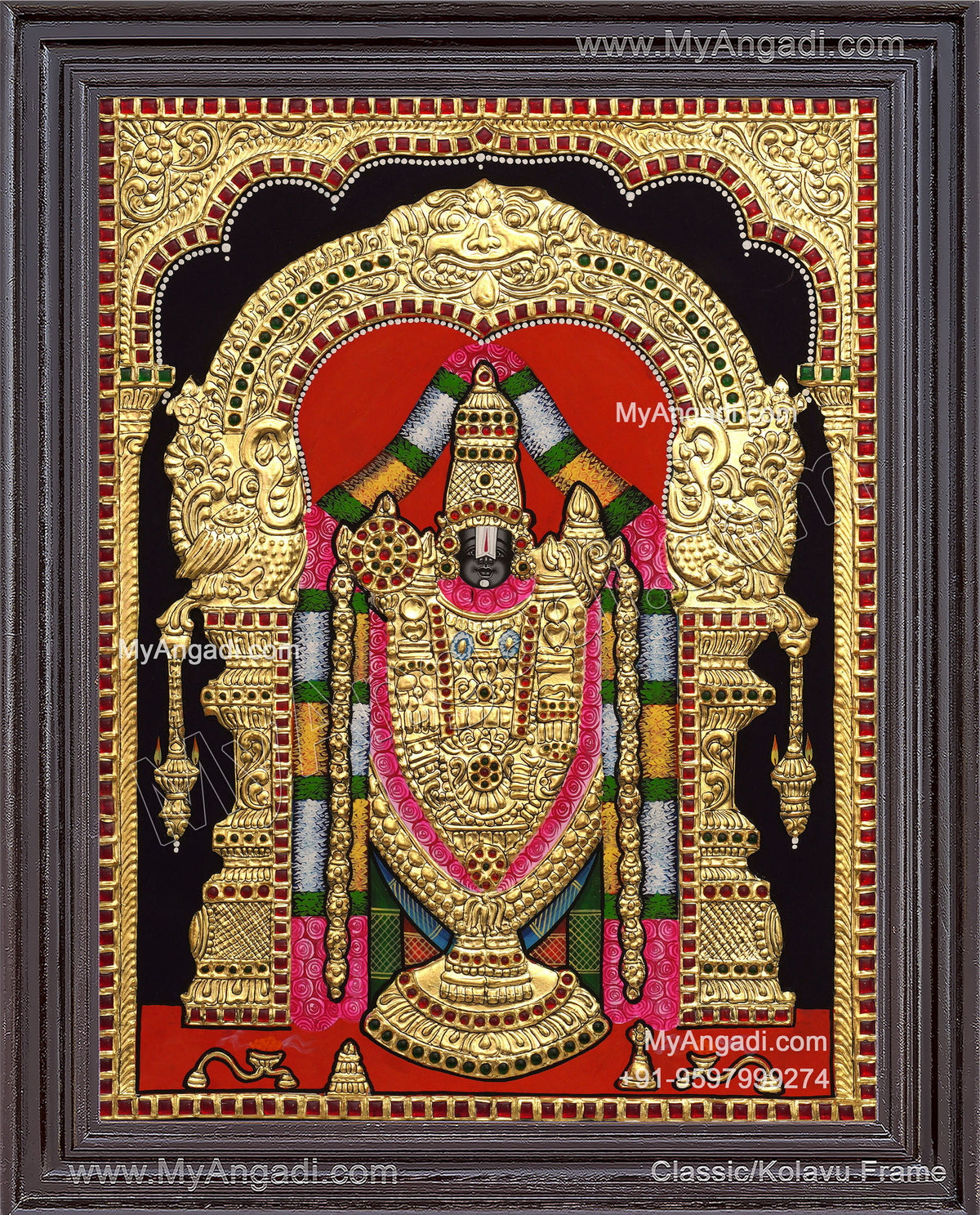 VenkatachalapathyTanjore Painting