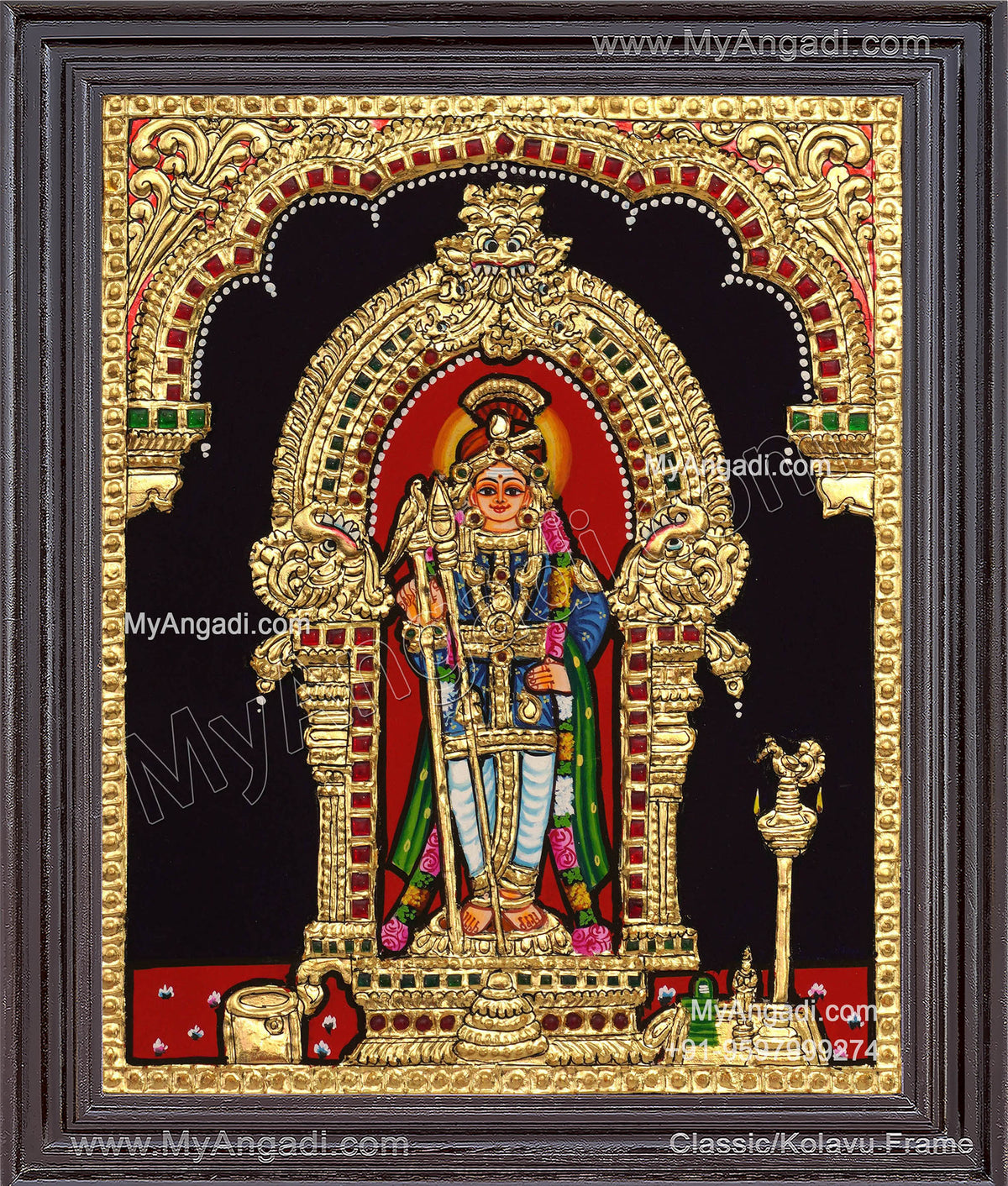 Palani Murugan Tanjore Paintings