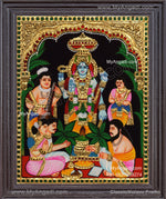 Sathya Narayana Swami Tanjore Painting