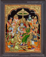 Ramar Pattabhisekam Tanjore Painting
