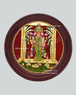 Graha Lakshmi Round Tanjore Painting